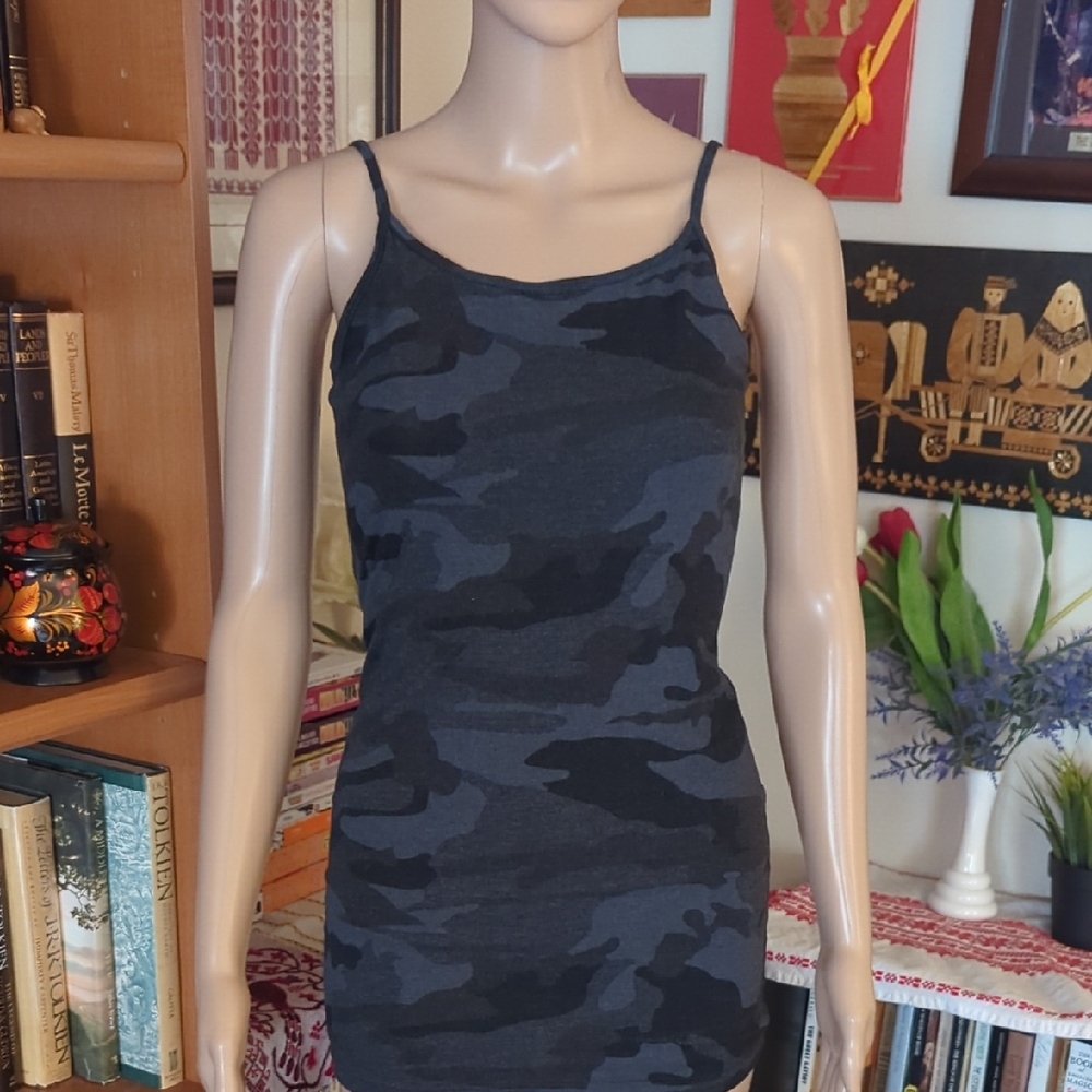 George XS Black Camouflage Women's Camisole